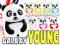 Samsung Galaxy YOUNG S6310| Etui PANDA +2x FOLIA