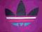 fioletowa koszulka adidas stary znaczek