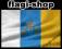 Flaga Wyspy Kanaryjskie 150x90 cm Hiszpania
