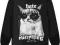 Bluza Print Grumpy Cat Oversize Boyfriend Blog