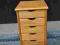 Szafka sosnowa z szufladkami