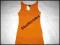 H&amp;M top grube ramiączka pomarańczowy L 40