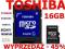 KARTA PAMIĘCI MICRO SDHC 16GB TOSHIBA + ADAPTER !!