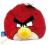 ANGRY BIRDS PODUSZKA PLUSZAK Czerwony