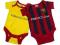 2 szt Bawełniane BODY FC BARCELONA Rozmiar 86 cm