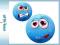 Emaluj -- TREFL 96 EL. Face Ball niebieska [WAWA]