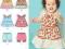 WYKRÓJ wykroje SUKIENKI 0-18 m-cy # W 420