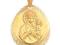 Złoty medalik pr.585 14k Komunia Chrzest 33813