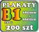 200szt Plakaty B1 130g TRANSPORT GRATIS! PROJEKT!