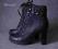 ANKLE BOOTS MILITARY ĆWIEKI OBCAS TRAPER BLACK 39