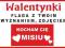 FLAGA TWÓJ NADRUK ZDJĘCIE WYZNANIE WALENTYNKI