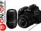 NIKON D3100 +18-55 VR +55-300 VR NOWE GW/F-VAT