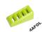 4AFOL 3x LEGO Lime Slope 18 2x1x2/3 61409