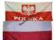 FLAGA POLSKA 60/90cm Z ORŁEM LUB GŁADKA JAKOŚĆ!!!