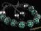 BG 1417 KR BRANSOLETKA SHAMBALLA CYRKONIE 9 KUL