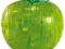 3D Crystal puzzle jabłko zielone  1001gier KRK