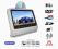 Monitor LED 9'' HD zagłówkowy DVD USB SD IR FM GRY