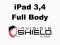 ZAGG folia invisibleSHIELD iPad 3 - 4 Full Body