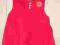 Sukienka czerwona 1,5 - 2 lata jak nowa