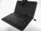 SKÓRZANE etui z klawiaturą TABLET 7 cali mini USB