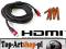 HIGH END KABEL HDMI-HDMI 1m FULL HD OPLOT GOLD