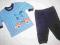 Śliczny komplecik chłopięcy spodnie+bluzka r 86 cm