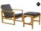 FOTEL SLEIGHT CHAIR B.MOGENSEN DANISH DESIGN
