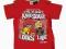 T-shirt Angry Birds - kolor czerwony Rozmiar: 116