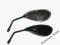 Lusterka tuningowe STREET łezka. M10 LR, czarne.