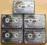KOMPLET 5 KASET AUDIO - NORMAL I TDK  D 90