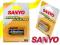 BATERIA ALKALICZNA SANYO BLISTER 9V 6LF22