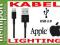 KABEL USB Lightning iPhone 5 iPad Mini 8p CZARNY