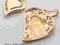 ORYGINALNE ZŁOTE SERDUSZKO  Z MATKĄ BOSKĄ  id Z559