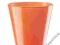 Osłonka, osłona szklana h=11 cm , pomarańczowa.