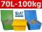 POJEMNIK na piasek sól sorbent skrzynia 70L 100kg