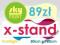X stand  X baner 80x180 JAKOŚĆ wydruk 1440 dpi