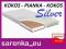 MATERAC KOKOS - PIANKA - KOKOS 120x60 SILVER