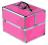 KUFER KUFEREK KOSMETYCZKA TORBA LAMPA UV A PINK