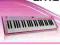 Klawiatura USB-MIDI CME u-key 49 klawiszy różowa