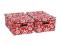 PUDŁO KWIATY-2 SZT.-21*26*35-BIAŁO-CZERWONE
