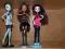 Ubranka sukienki dla lalki MONSTER HIGH zestaw