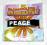 PEACE bransoletka opaska silikonowa gruba szeroka