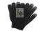 RĘKAWICZKI DO EKRANÓW DOTYKOWYCH - CZARNE S