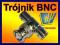 ___ Trójnik BNC ___ WTYK BNC / 2 x GNIAZDA BNC __