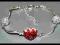 DIADEX ~~BRANSOLETKA ~~SWAROVSKI ~~KULE~~SERCE~~
