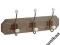 WIESZAK WIESZACZEK DREWNO METAL RETRO 6 haków 50cm
