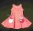 XU036 Sztruksowa sukienka z jabłuszkami NEXT 74