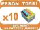 10 TUSZE DO Epson R240 RX400 RX425 RX430 T0551 520