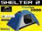 TURYSTYCZNY NAMIOT ICEBERG SHELTER 2  2000 mm H20