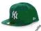 Czapka NEW ERA - BASIC NY WHITE ON GREEN 7 1/2